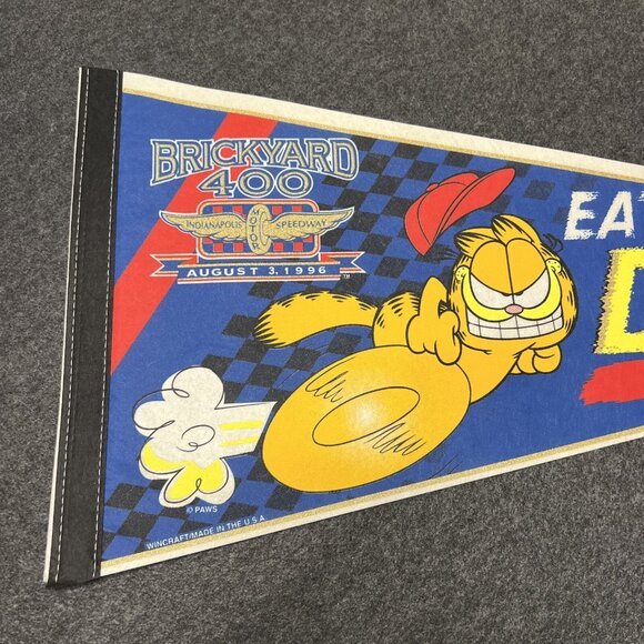 VTG Garfield Pennant Brickyard 400 Indianapolis Motor Speedway 1996 Eat My Dust - Picture 6 of 11